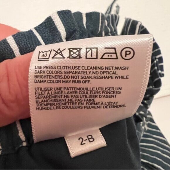 Marimekko Uniqlo  * Women's Shorts, Linen Blend, Pockets ,Green, High Waist - Picture 8 of 14